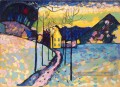 Paysage d’hiver Wassily Kandinsky